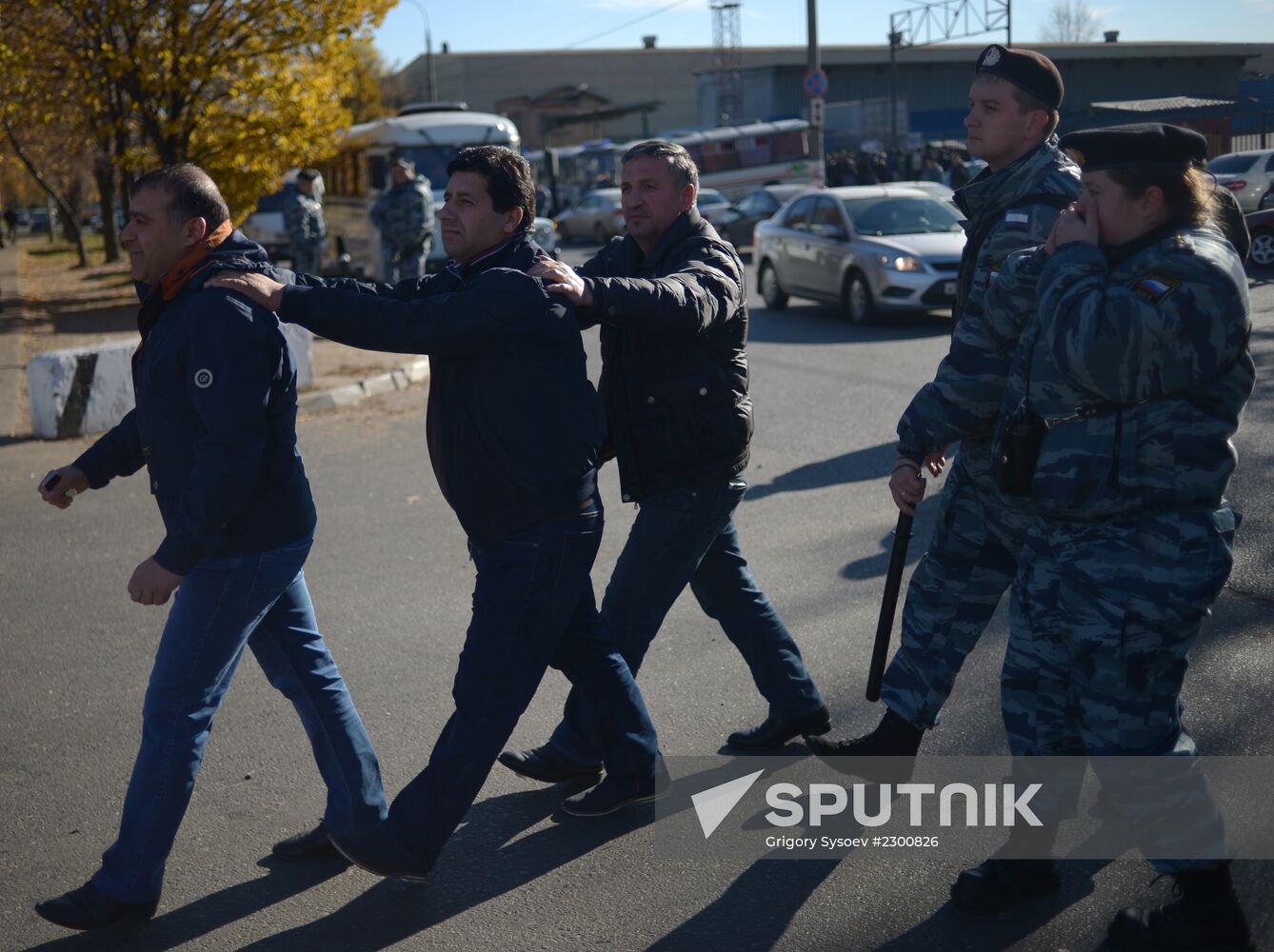 Aftermath of rioting in Biryulyovo Zapadnoye