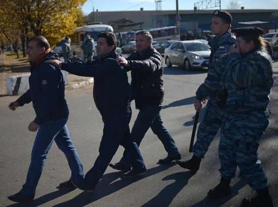 Aftermath of rioting in Biryulyovo Zapadnoye