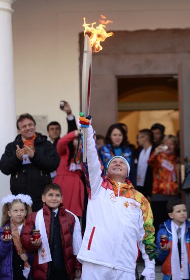 Olympic torch relay in Tula Region
