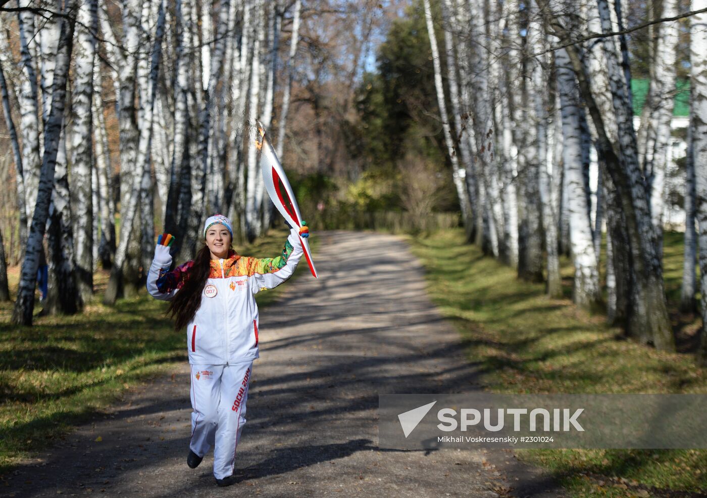 Olympic torch relay in Tula Region