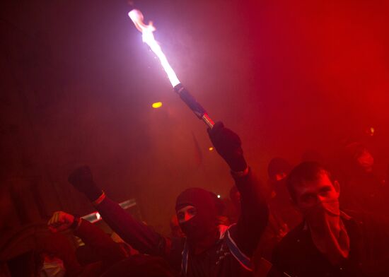 March honors the founding of Ukrainian Insurgent Army in Kiev