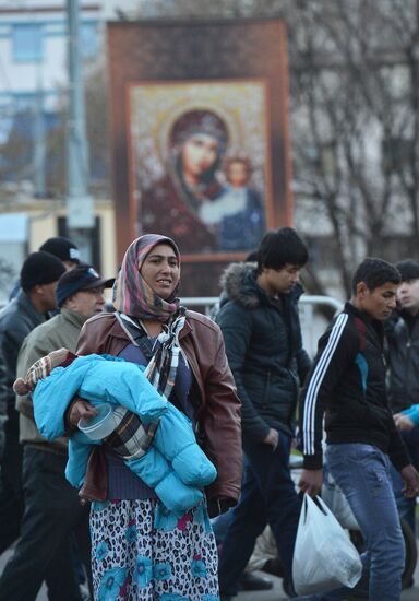 Eid al-Adha celebrations in Moscow