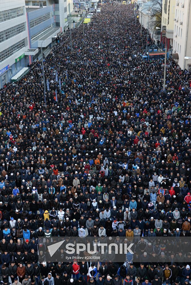 Eid al-Adha celebrations in Moscow