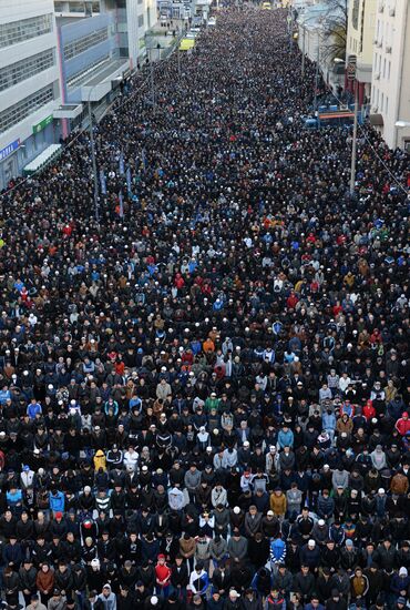 Eid al-Adha celebrations in Moscow