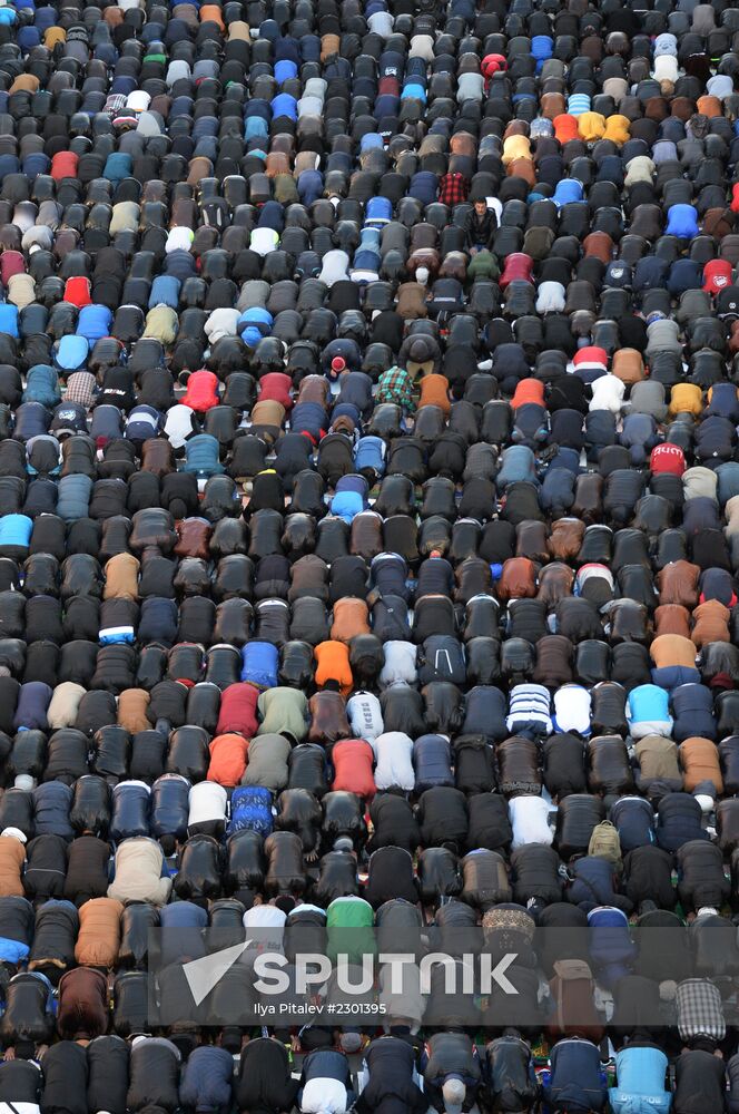 Eid al-Adha celebrations in Moscow