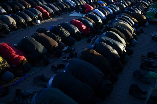 Eid al-Adha celebrations in Moscow