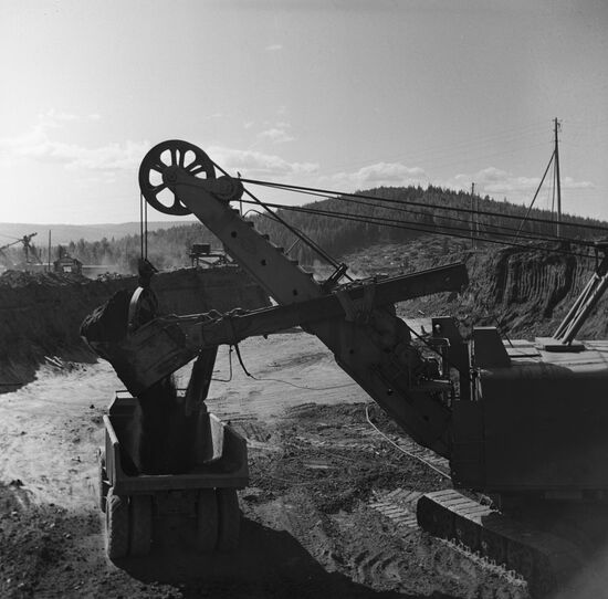 Residential buildings under construction in Pervouralsk