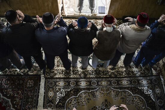 Muslim holiday of Eid al-Adha (Kurban Bayram) celebrated in Chechnya
