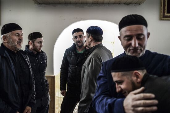 Muslim holiday of Eid al-Adha (Kurban Bayram) celebrated in Chechnya