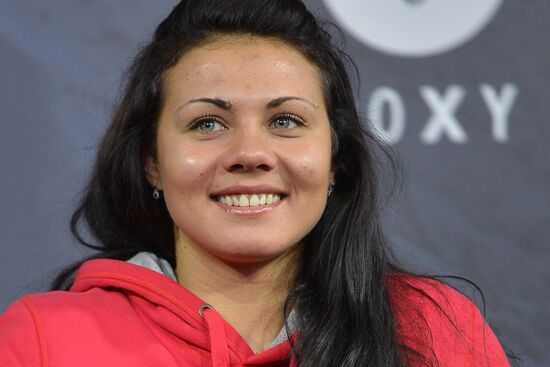 Presentation of new outfit for Russian national snowboard team