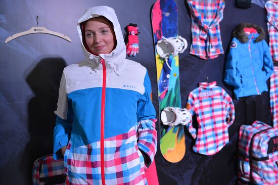 Presentation of new outfit for Russian national snowboard team