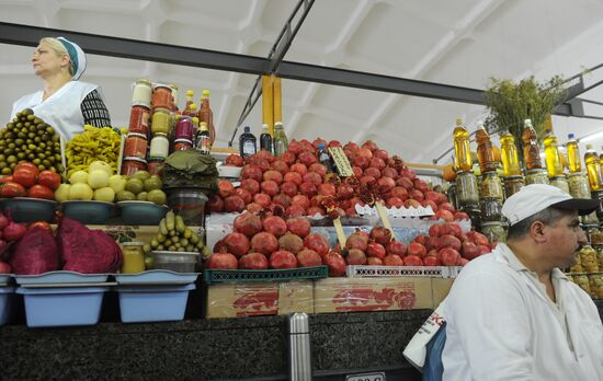 Dorogomilovsky market in Moscow
