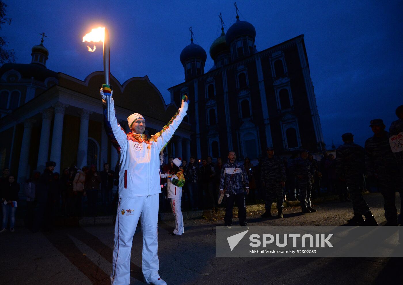 Olympic torch relay. Ryazan