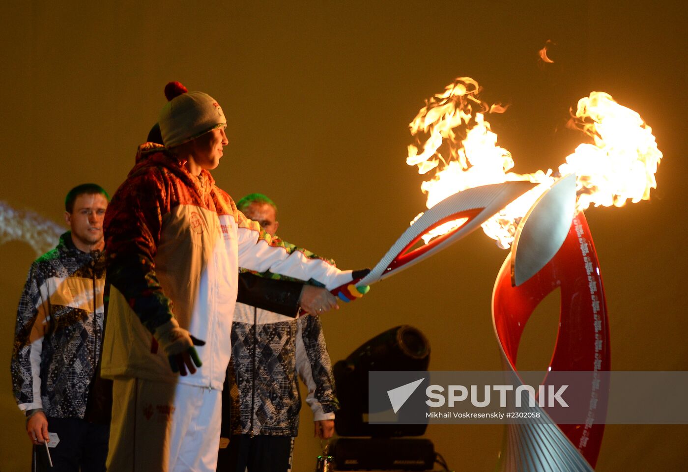 Olympic torch relay. Ryazan