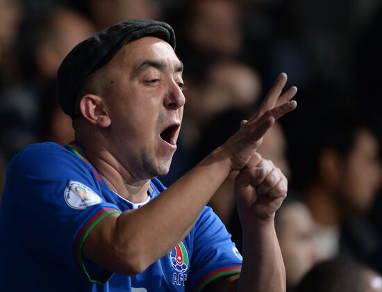 Football. 2014 FIFA World Cup qualifying match Azerbaijan vs. Russia