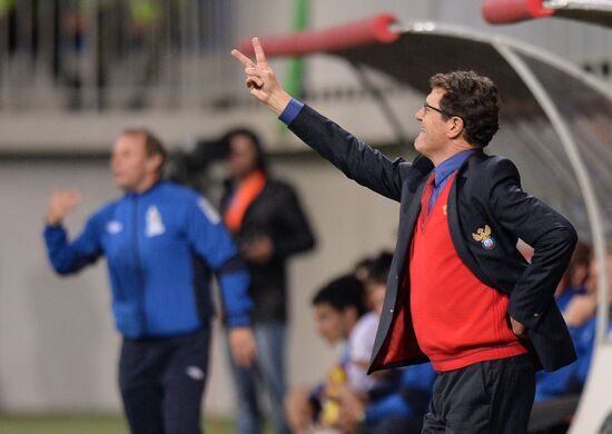 Football. 2014 FIFA World Cup qualifying match Azerbaijan vs. Russia