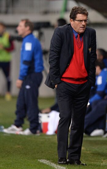 Football. 2014 FIFA World Cup qualifying match Azerbaijan vs. Russia
