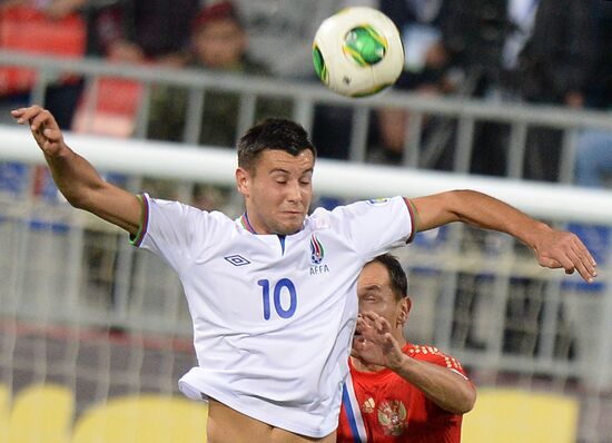 Football. 2014 FIFA World Cup qualifying match Azerbaijan vs. Russia