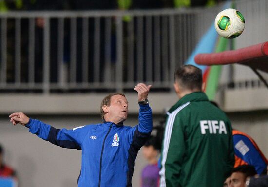 Football. 2014 FIFA World Cup qualifying match Azerbaijan vs. Russia