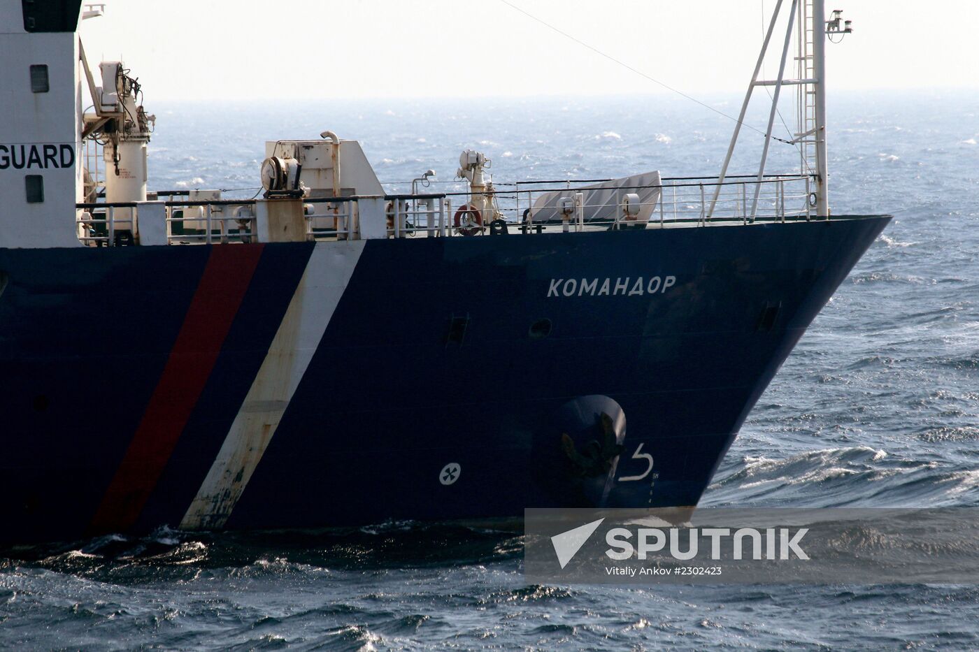 Joint exercise of Russian and Korean coast guards