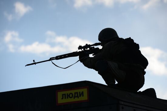 Special Forces competitions in Novosibirsk