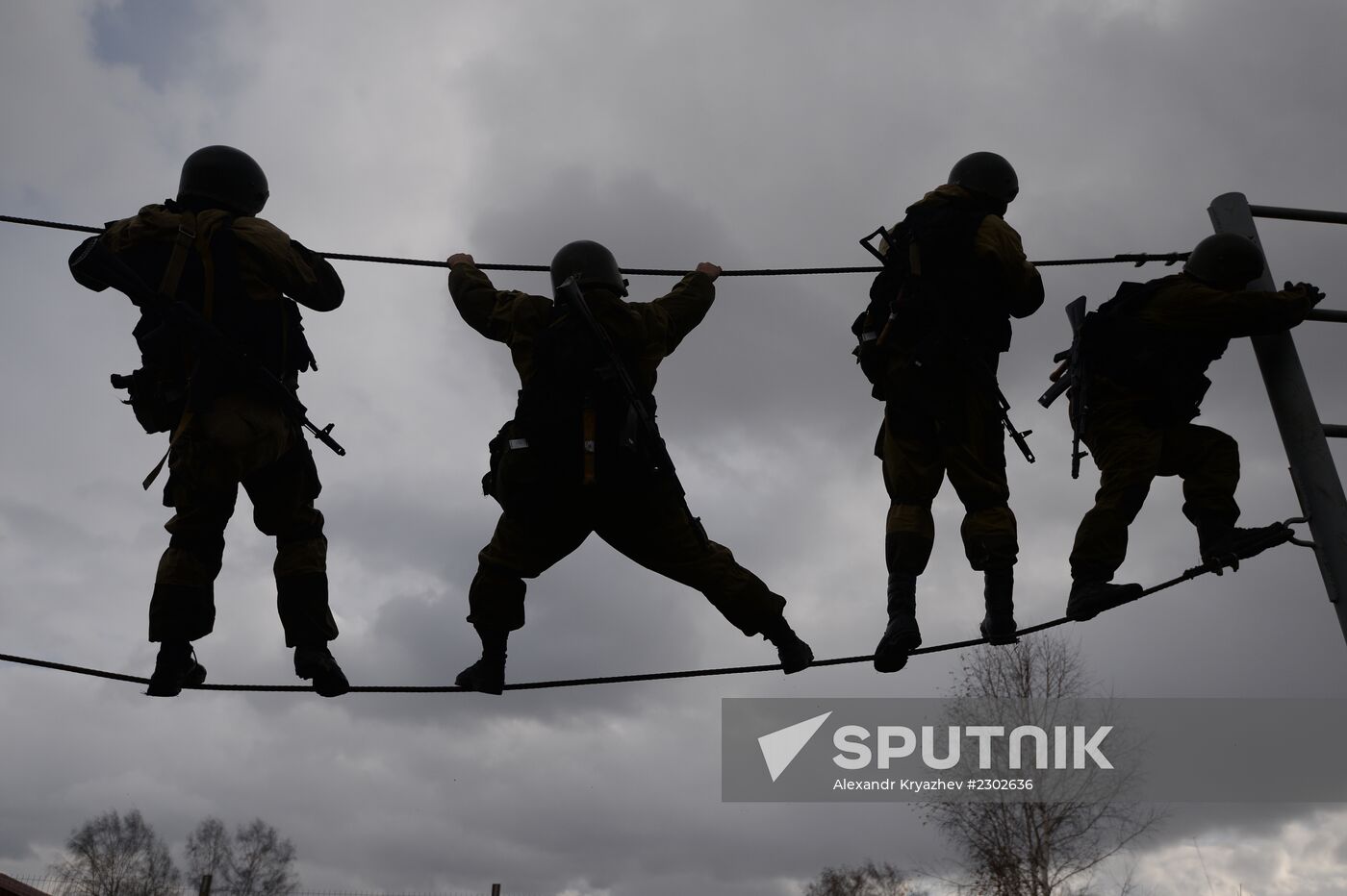 Special Forces competitions in Novosibirsk