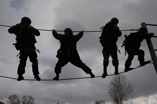 Special Forces competitions in Novosibirsk