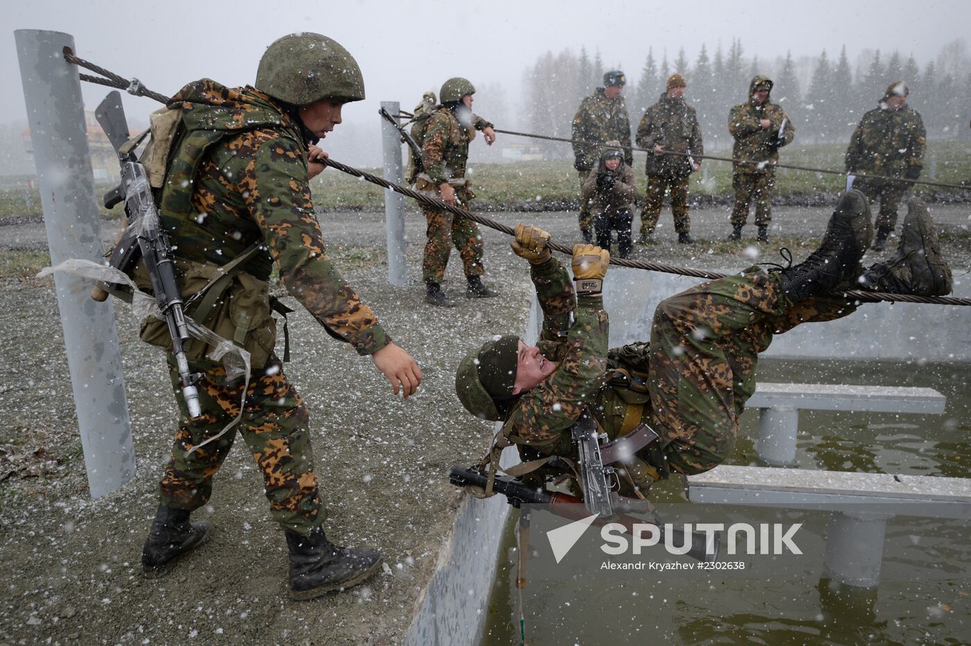 Special Forces competitions in Novosibirsk