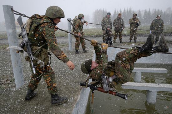 Special Forces competitions in Novosibirsk