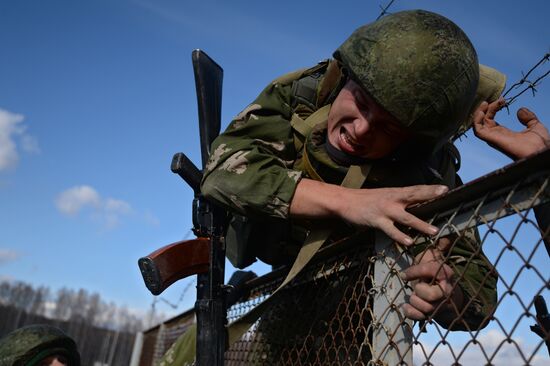 Special Forces competitions in Novosibirsk