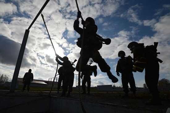 Special Forces competitions in Novosibirsk