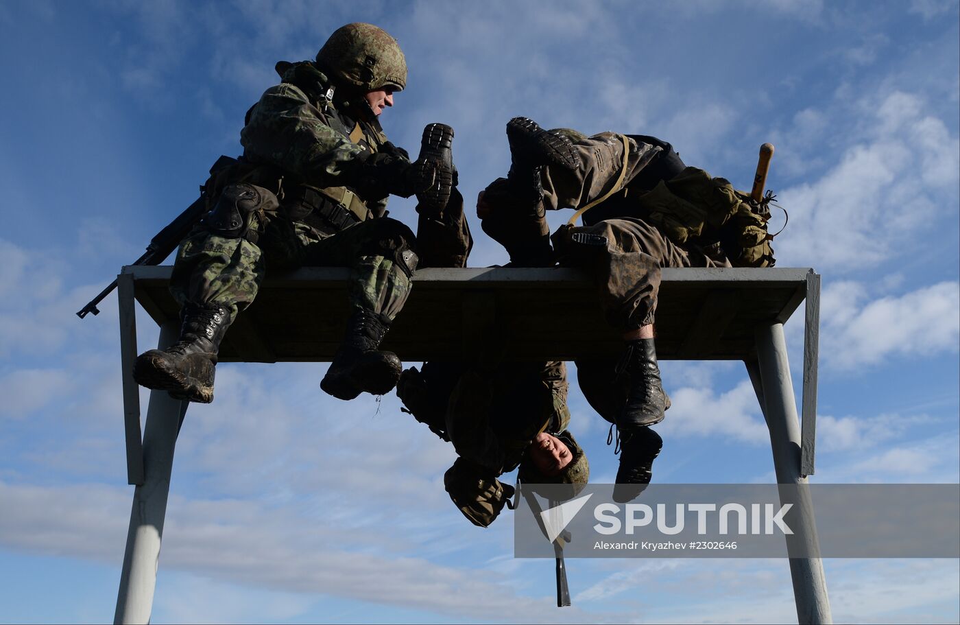 Special Forces competition in Novosibirsk