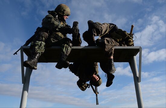 Special Forces competition in Novosibirsk