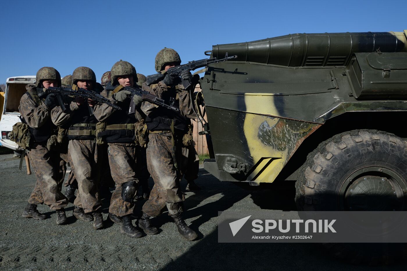Special Forces competition in Novosibirsk