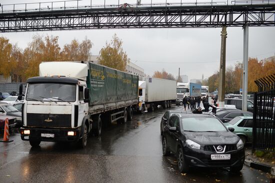 Goods removed from Novye Cheryomushki vegetable warehouse in Biryulyovo