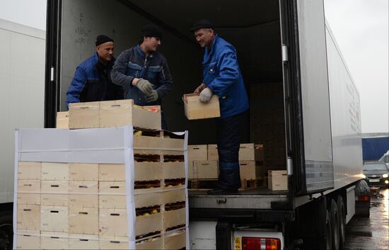 Goods removed from Novye Cheryomushki vegetable warehouse in Biryulyovo