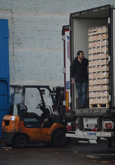 Goods removed from Novye Cheryomushki vegetable warehouse in Biryulyovo