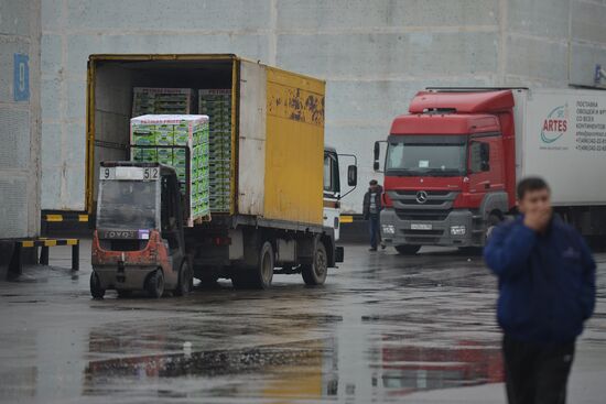 Goods removed from Novye Cheryomushki vegetable warehouse in Biryulyovo
