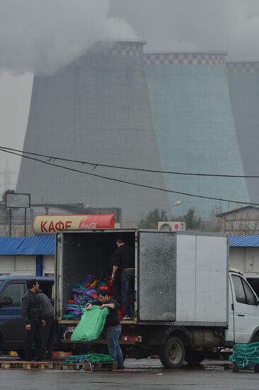 Market closed at Novye Cheryomushki vegetable warehouse in Biryulyovo
