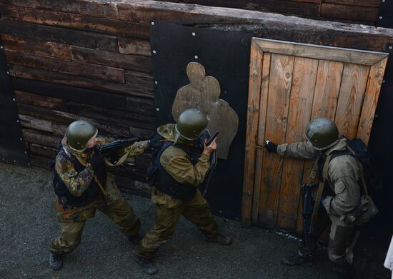 Special Forces competitions in Novosibirsk