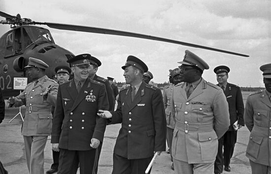 Military delegation from Republic of Ghana in USSR