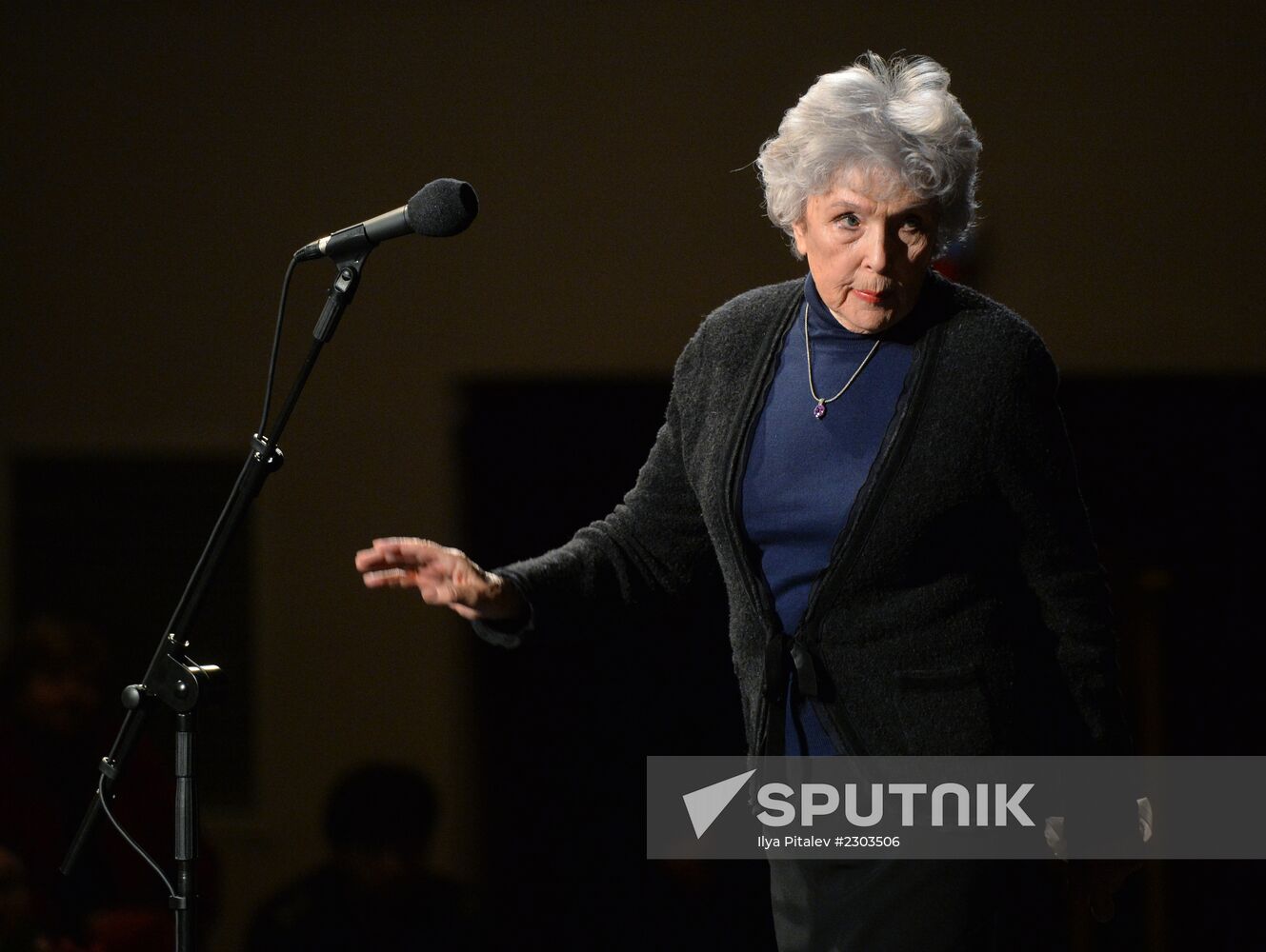 Funeral service for actress Olga Aroseva at Satire Theater