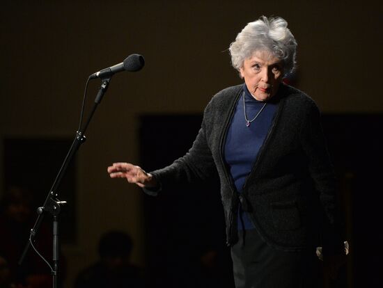 Funeral service for actress Olga Aroseva at Satire Theater