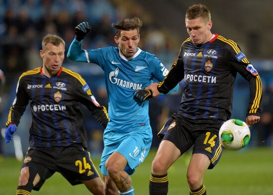 Football. Russian Premiere League. Zenit vs. CSKA