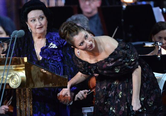Anniversary concert of opera star Montserrat Caballe