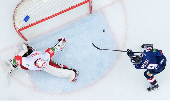 Ice Hockey. KHL. Torpedo vs. Spartak