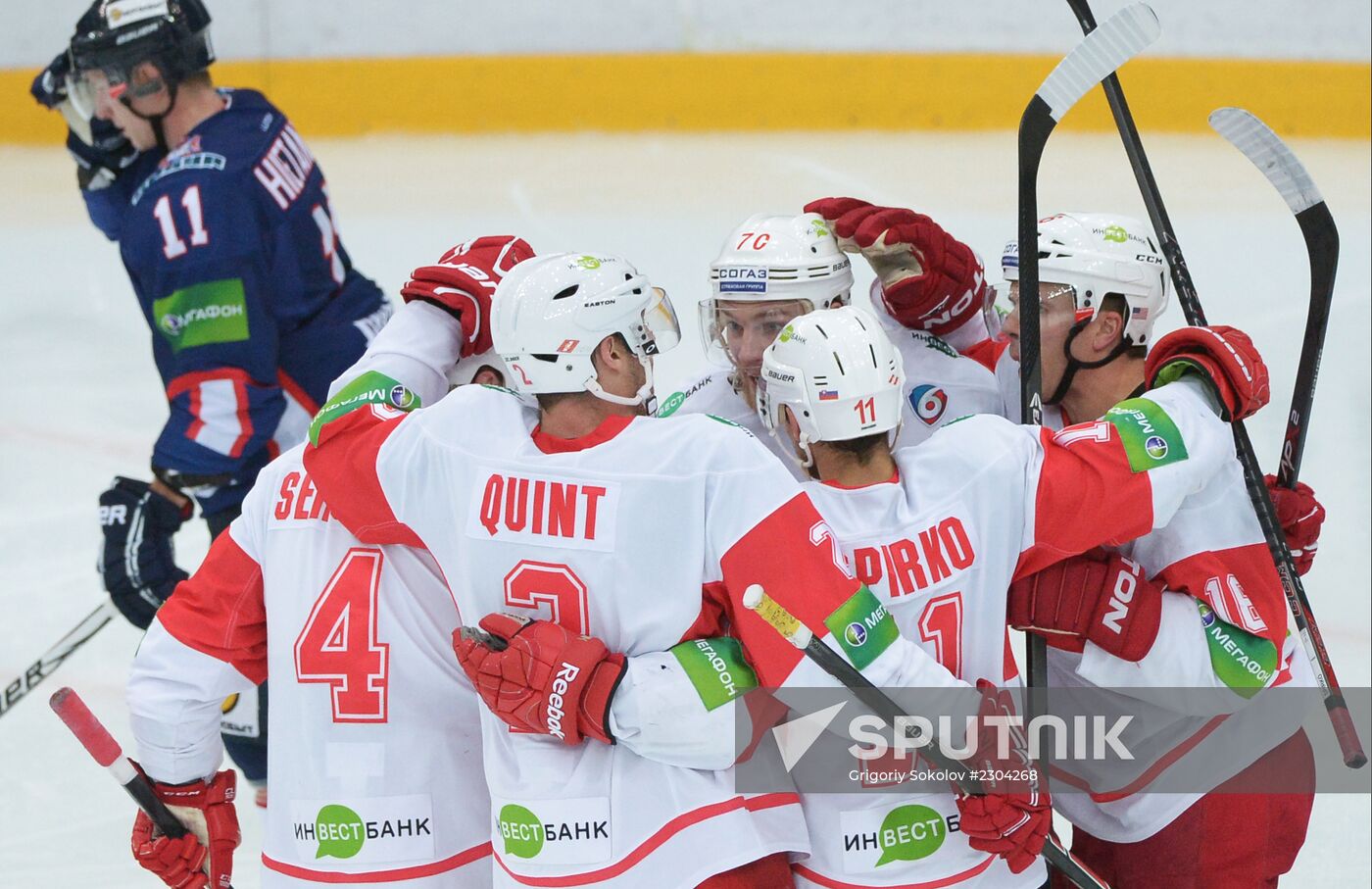 Ice Hockey. KHL. Torpedo vs. Spartak