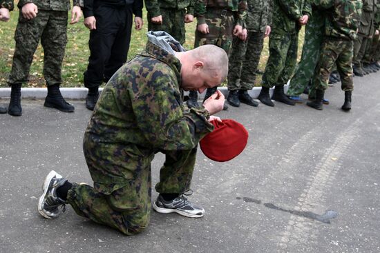 Trials for the right to wear the maroon beret