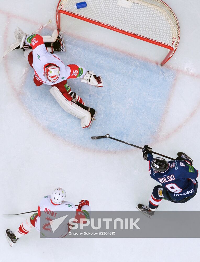 Ice Hockey. KHL. Torpedo vs. Spartak