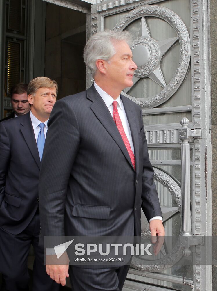 William Burns and Michael McFaul visit Russian Foreign Ministry